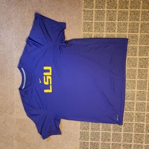 Nike LSU Dri fit tee shirt